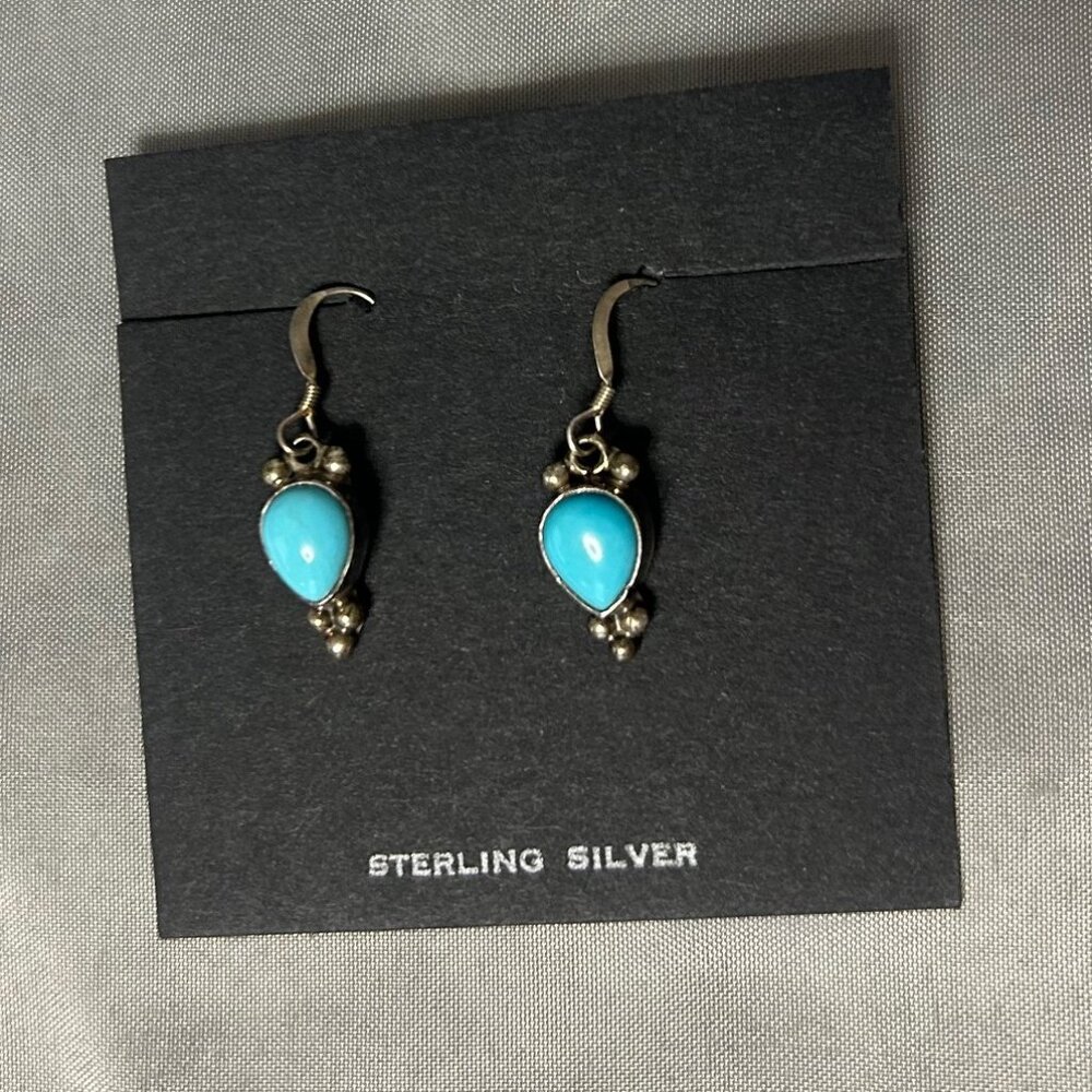 Sterling Silver Turquoise Earrings